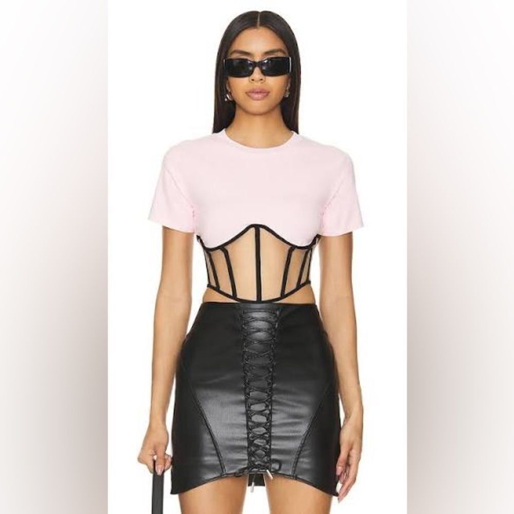 NWT RtA Angelo Top in Festive Pink - Picture 5 of 10